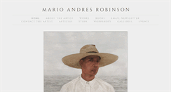 Desktop Screenshot of marioarobinson.com