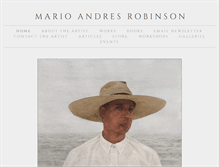 Tablet Screenshot of marioarobinson.com